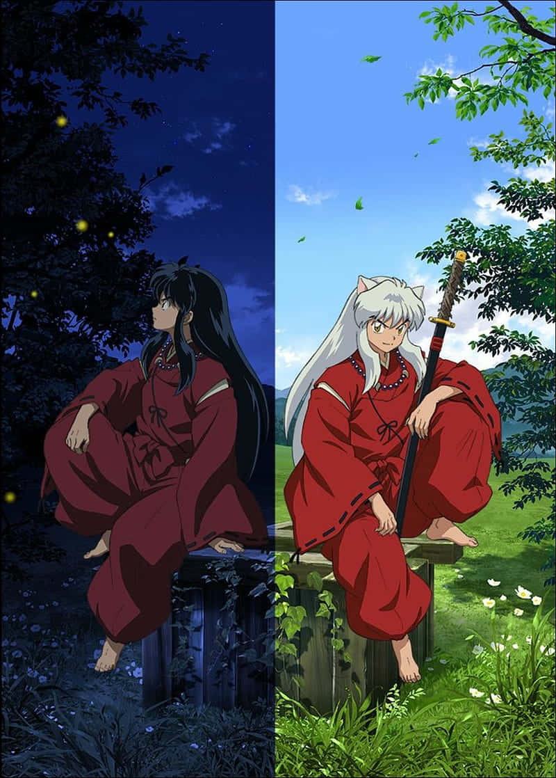 Inuyasha Collage Phone Wallpaper