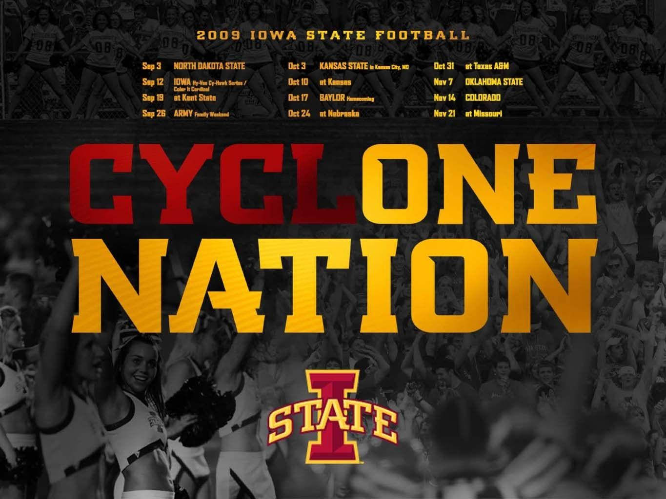 Iowa State University Football Schedule 2009 Wallpaper