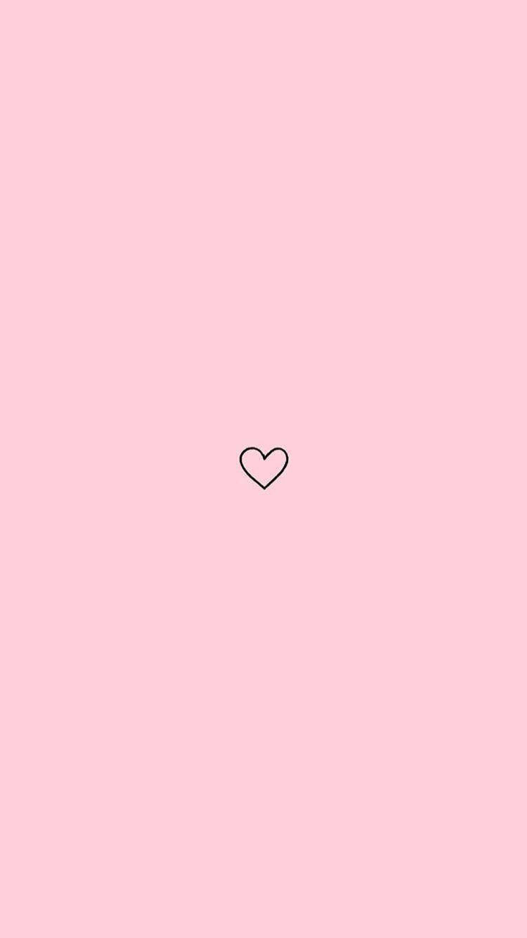 Iphone Pink Aesthetic Heart Wallpaper