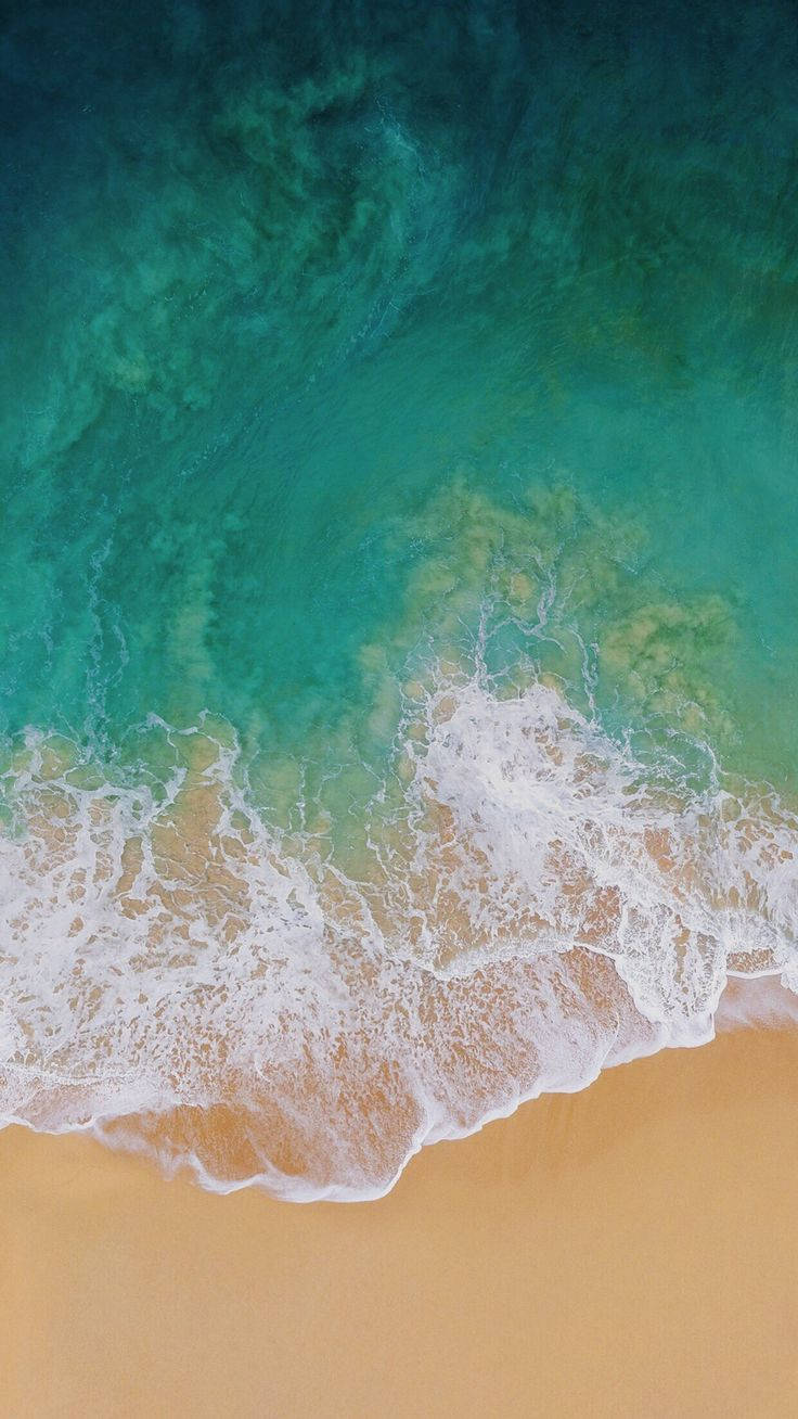 Iphone X Beach Ramping Wave Wallpaper