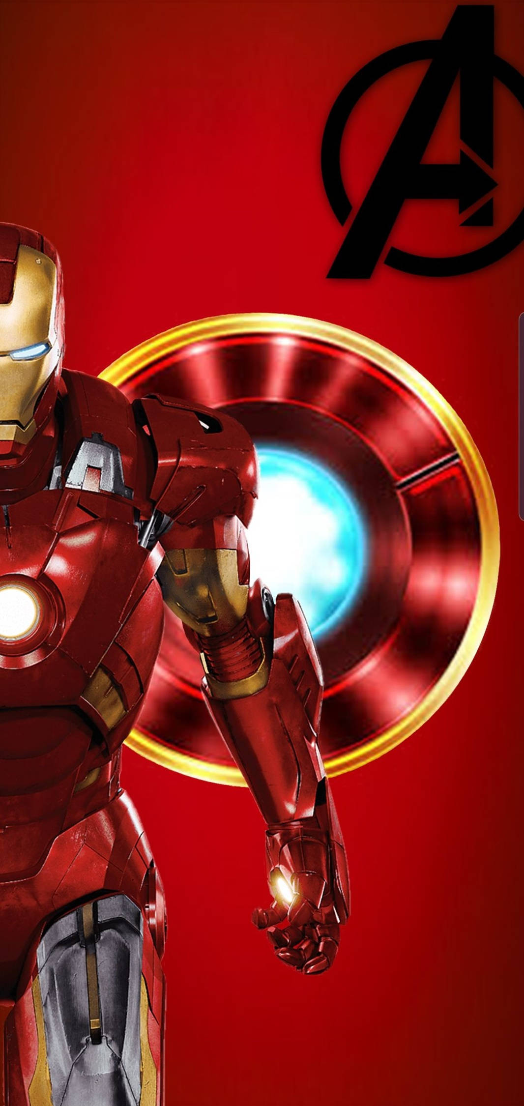 Iron Man 4k Iphone Red Background Wallpaper