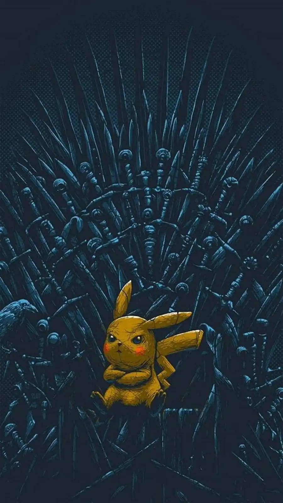 Iron Throne Pikachu Iphone Wallpaper