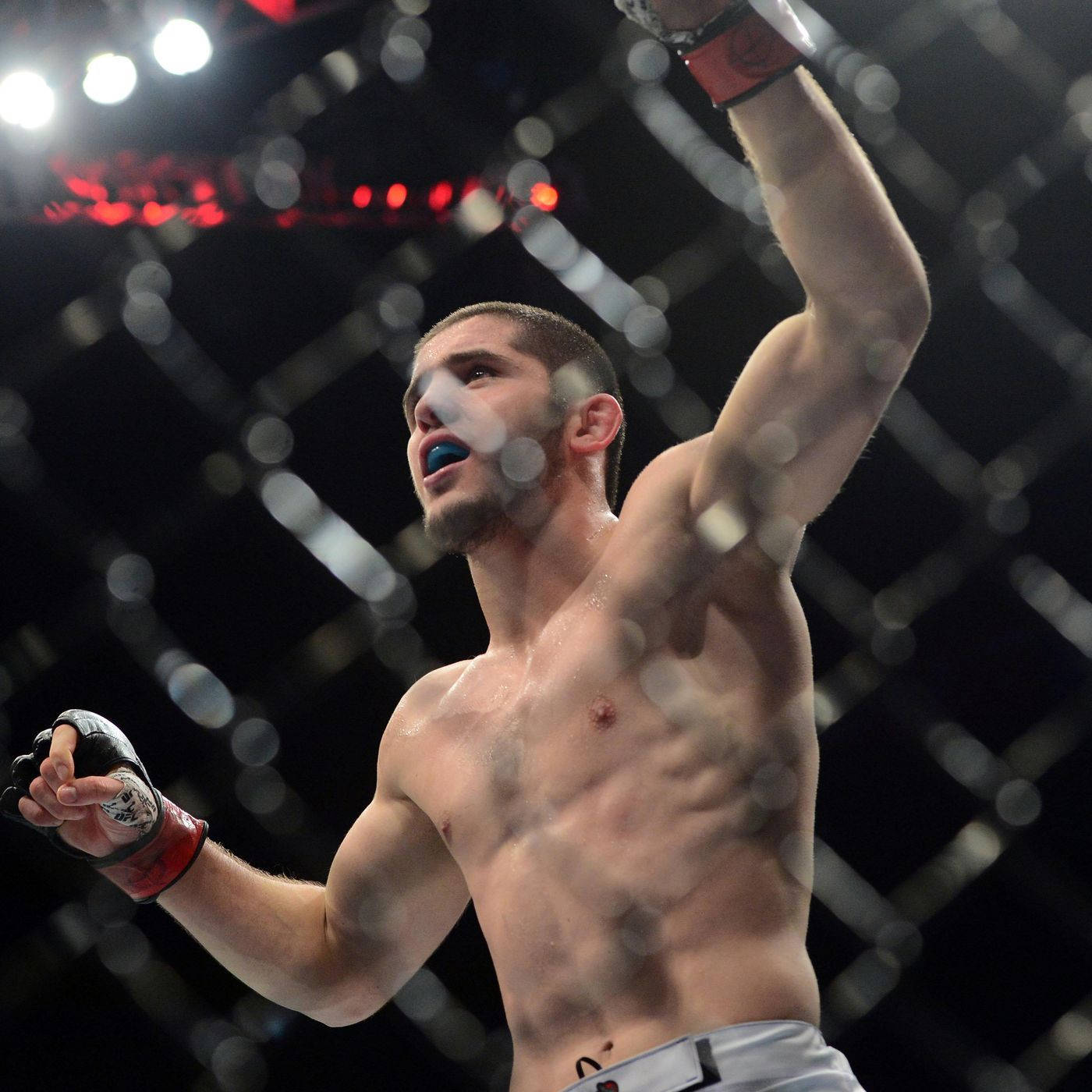 Islam Makhachev Ringside Shot Wallpaper