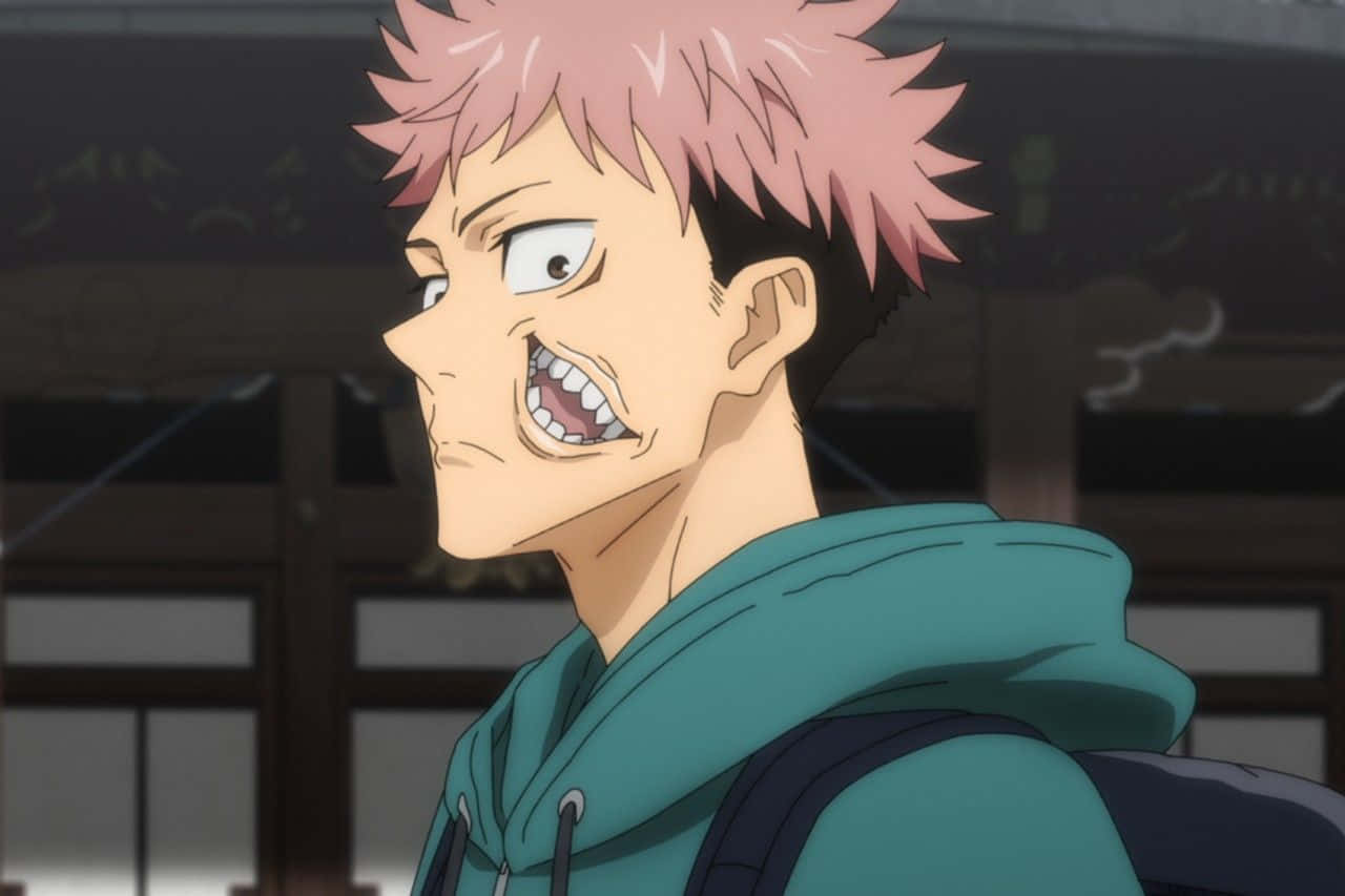 Itadori Yuji Sukuna Mouth Inner Thoughts Wallpaper