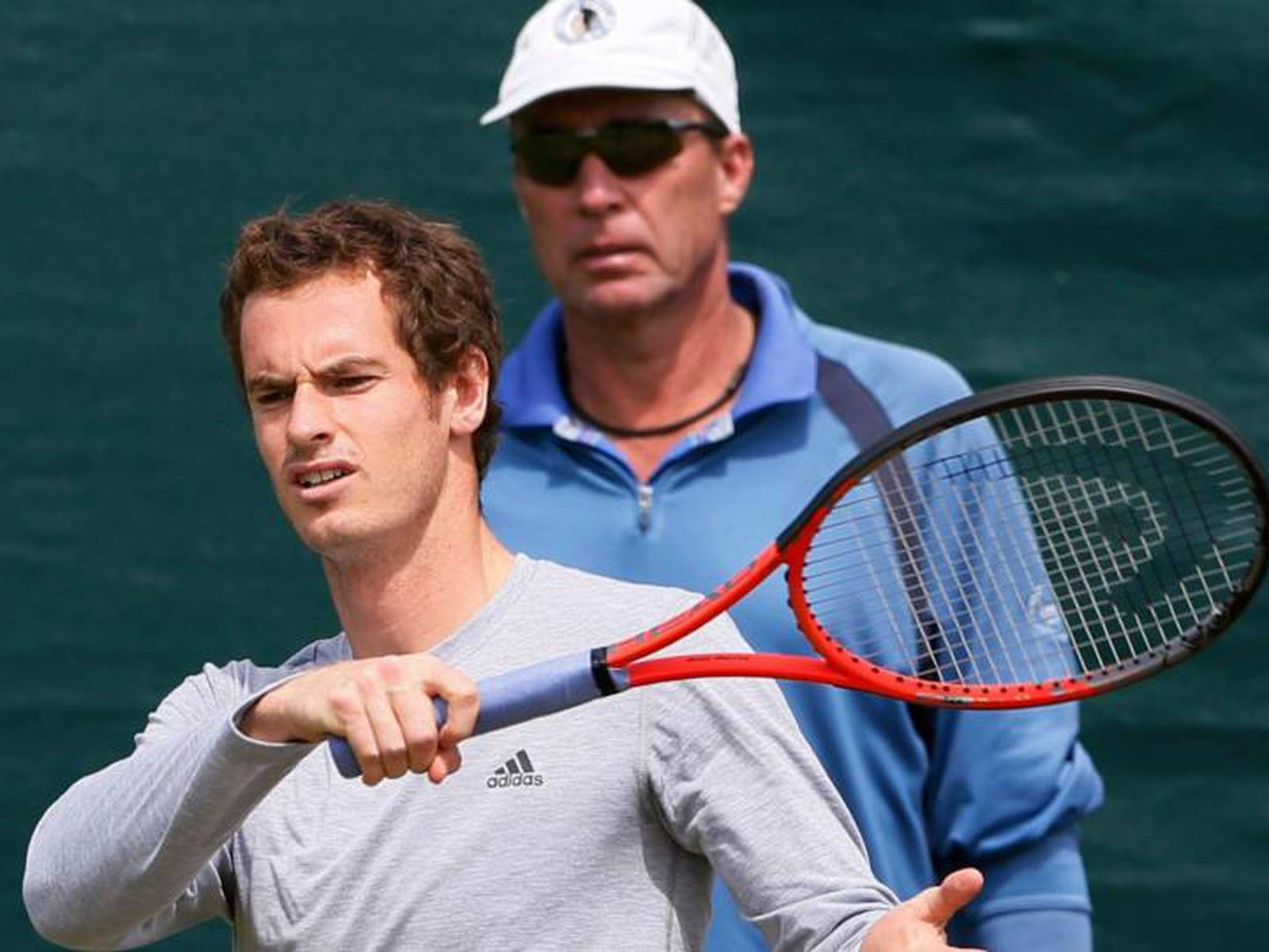 Ivan Lendl Coaching Andy Murray Wallpaper