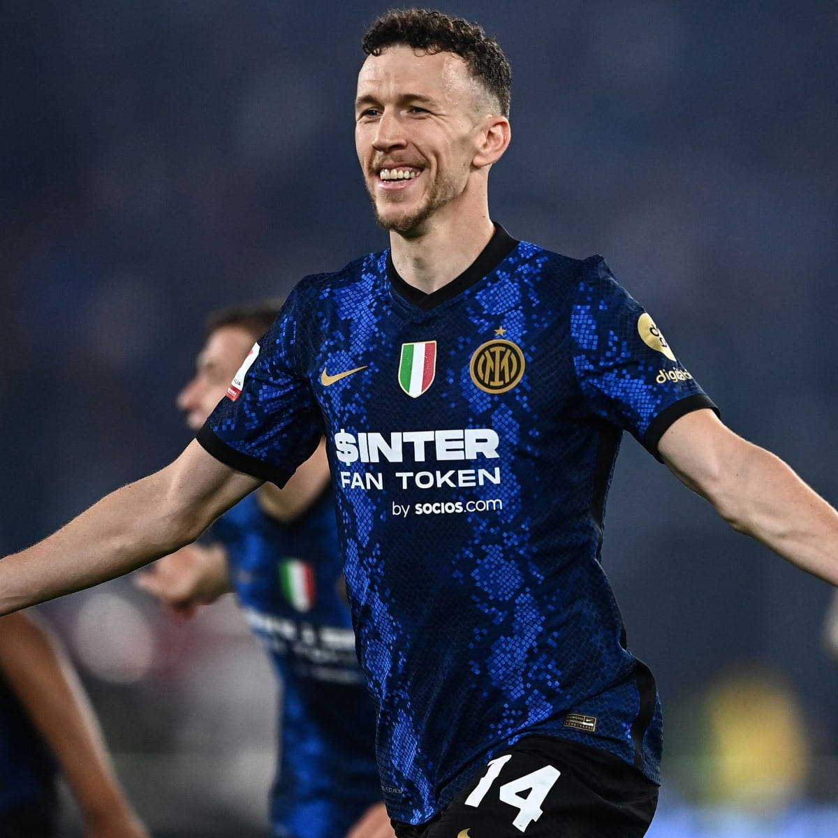 Ivan Perisic Smiling Wide Wallpaper