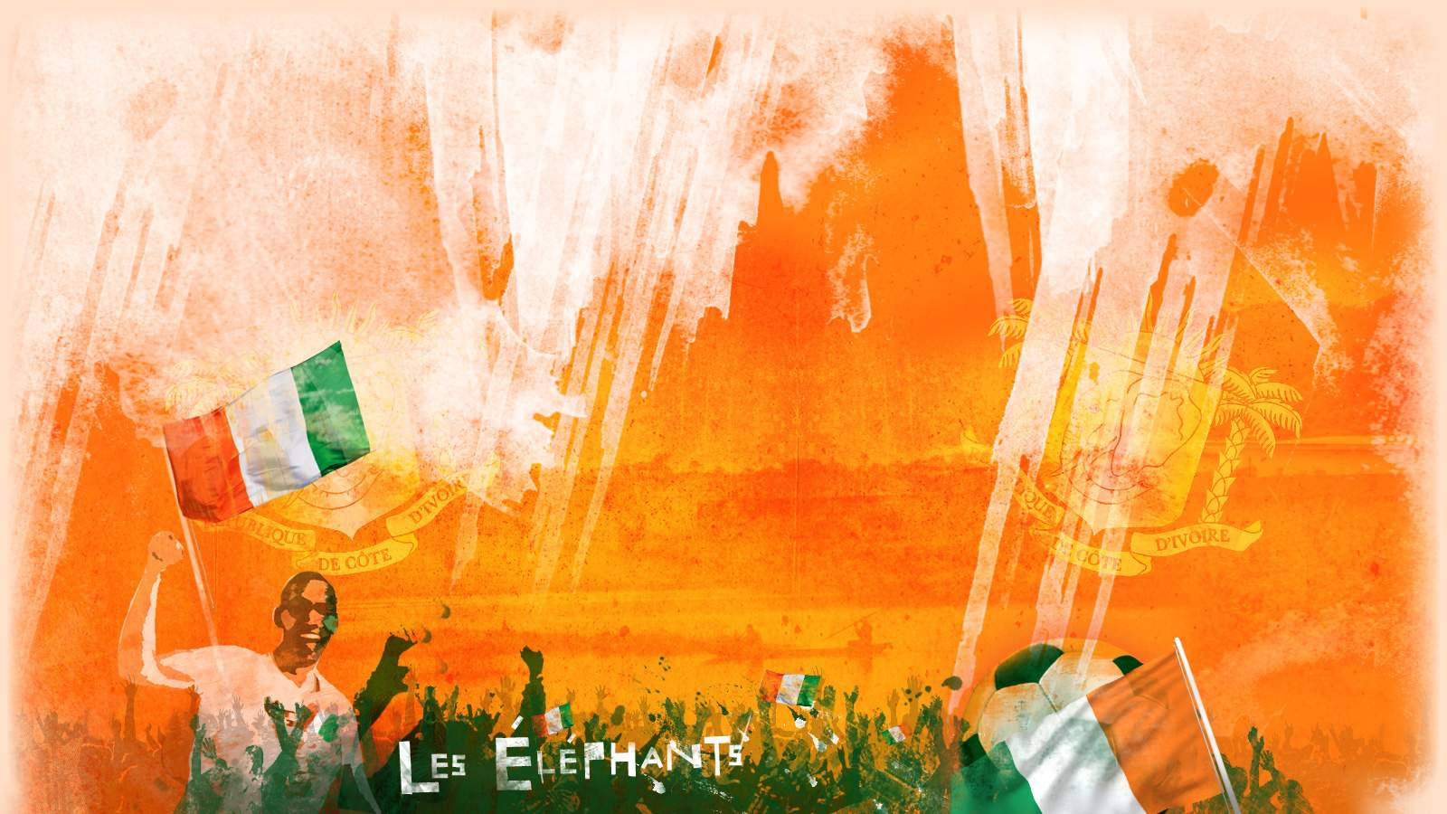 Ivory Coast Les Elephants Wallpaper