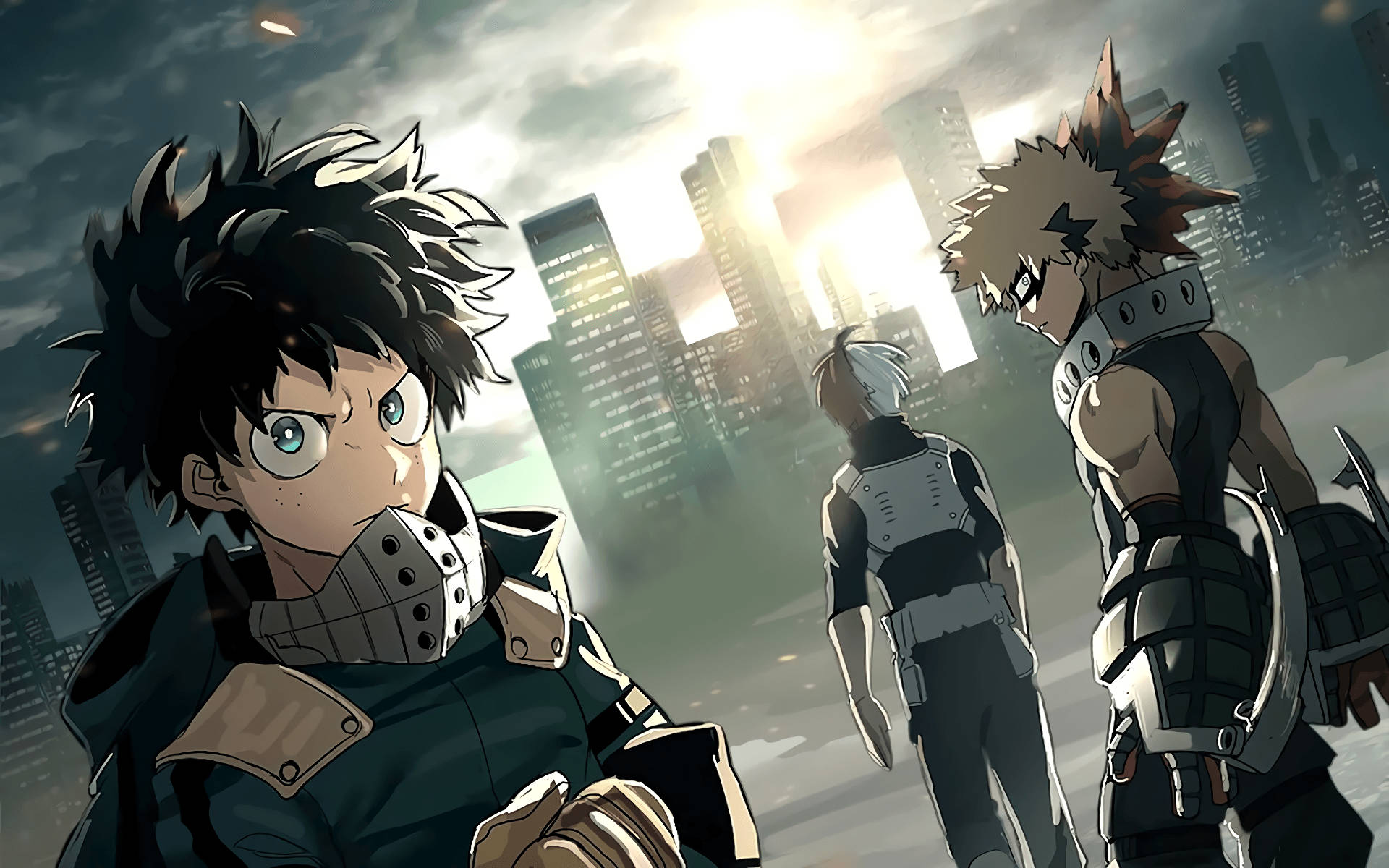 Download free Izuku Katsuki And Shoto Villain Deku Wallpaper -  MrWallpaper.com