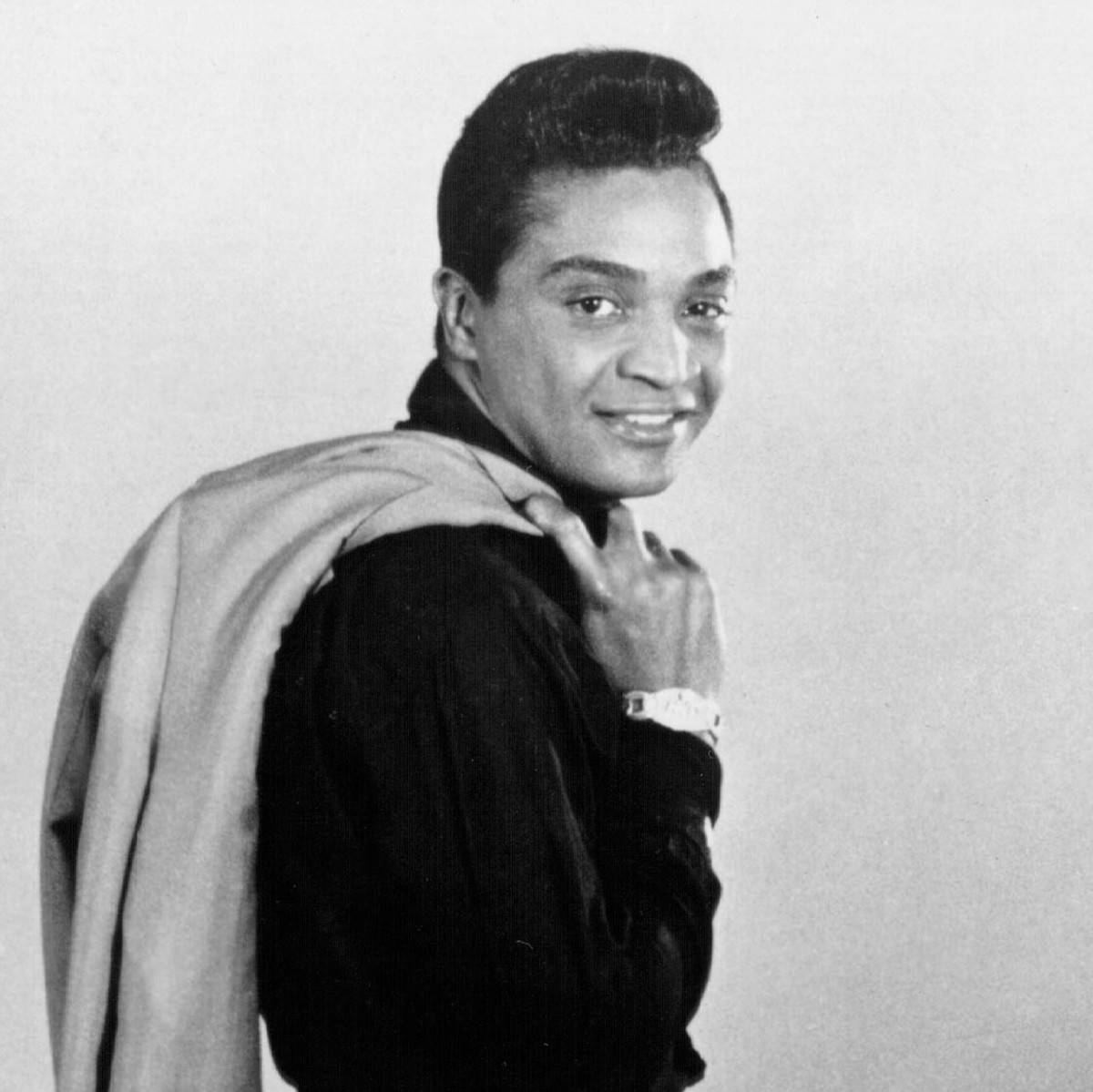 Jackie Wilson American Singer Black And White Wallpaper