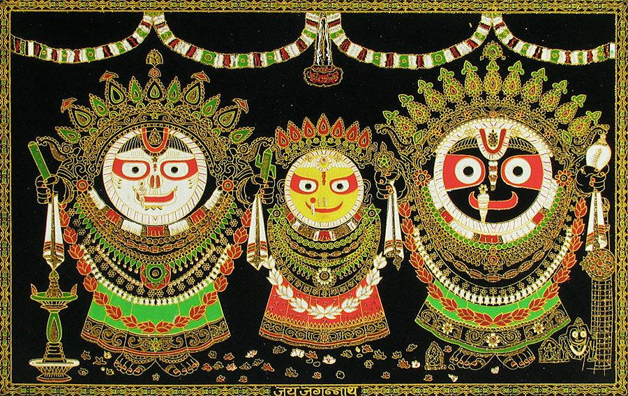 Jagannath Cool Painting Wallpaper