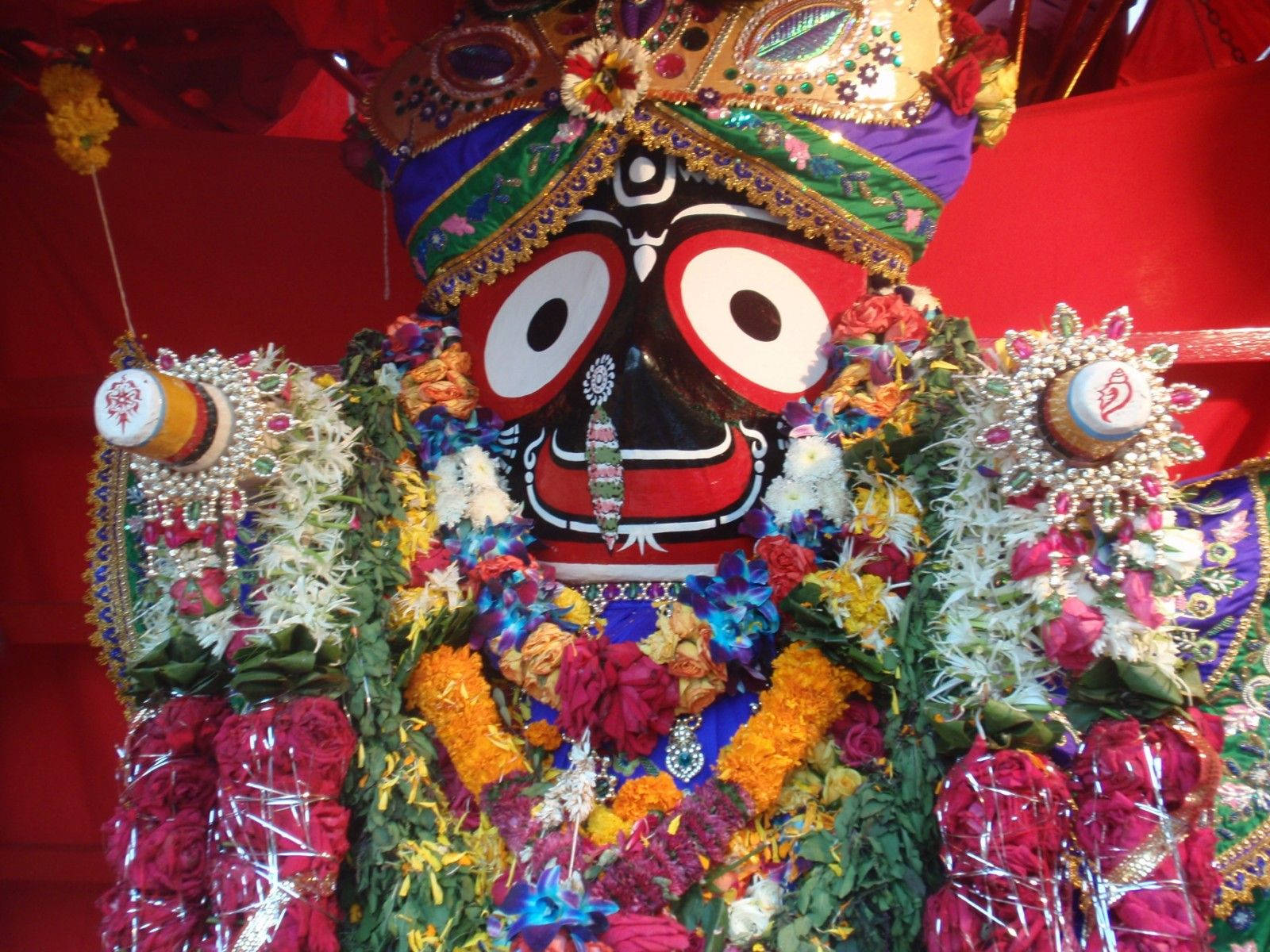 Jagannath With Nose Piercing Wallpaper