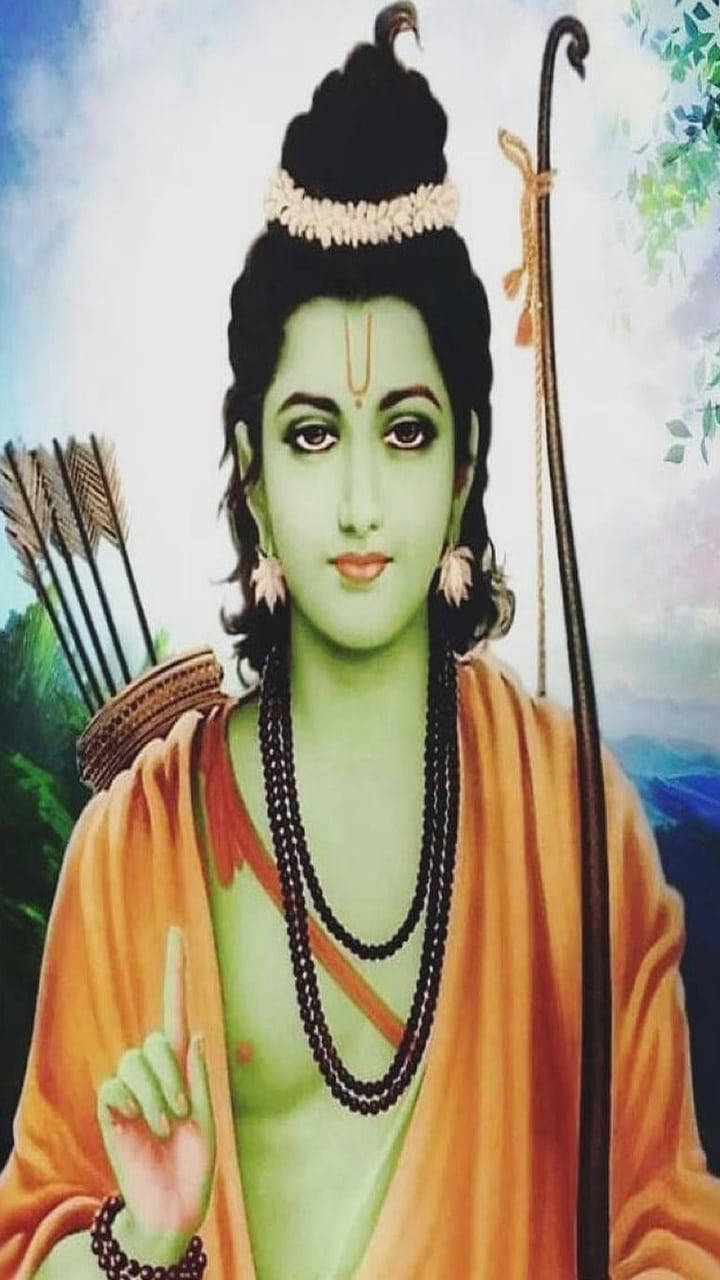 Jai Shri Ram Rama Head Shot Wallpaper