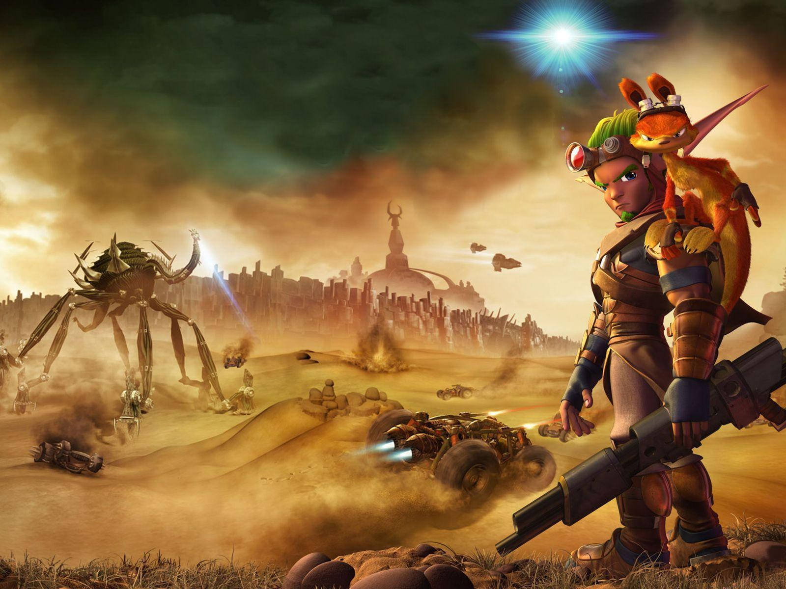 Jak And Daxter In Wartime Wallpaper