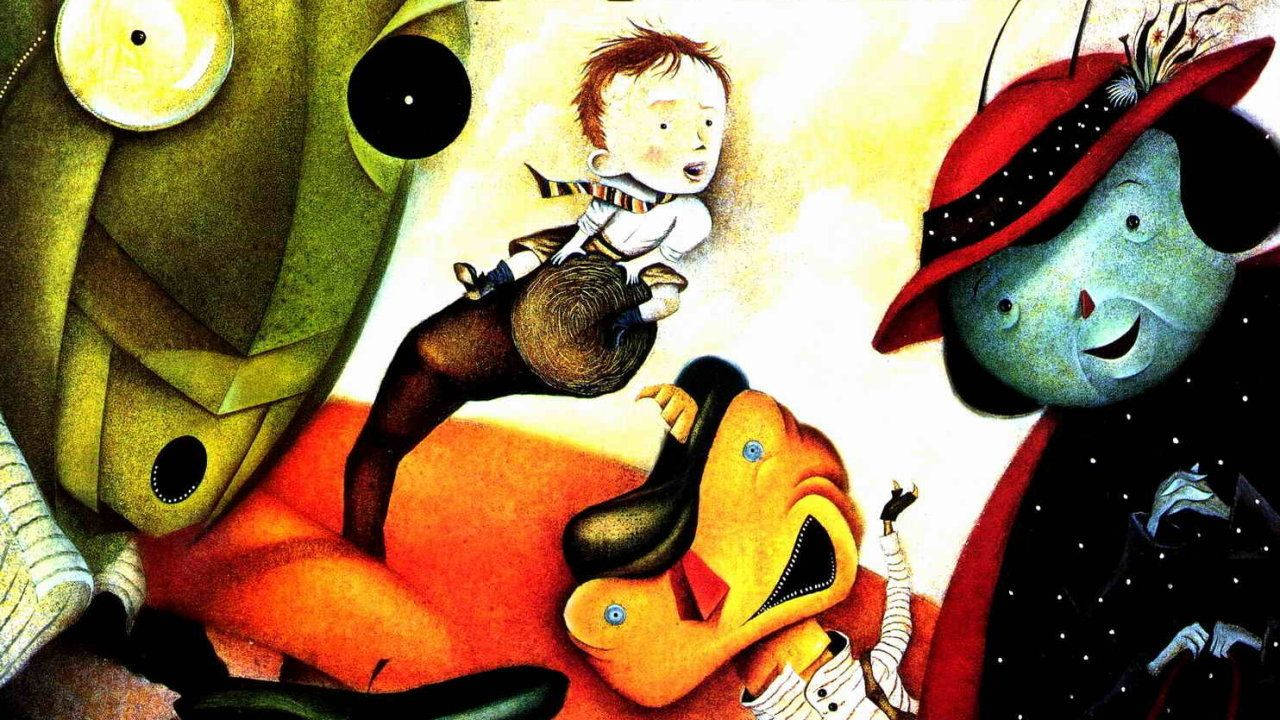 James And The Giant Peach Peculiar Art Wallpaper