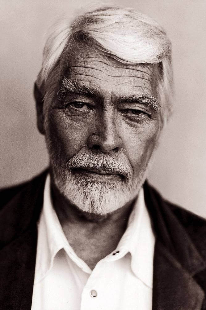 James Coburn Celebrity Portrait Wallpaper