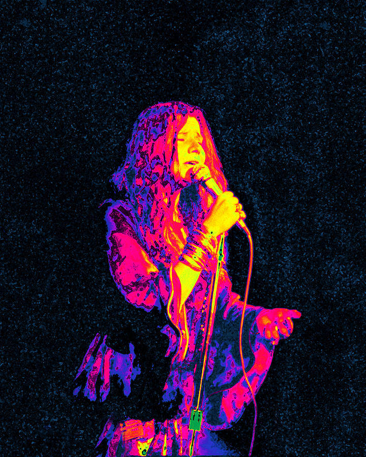 Janis Joplin Incredible Digital Art Wallpaper