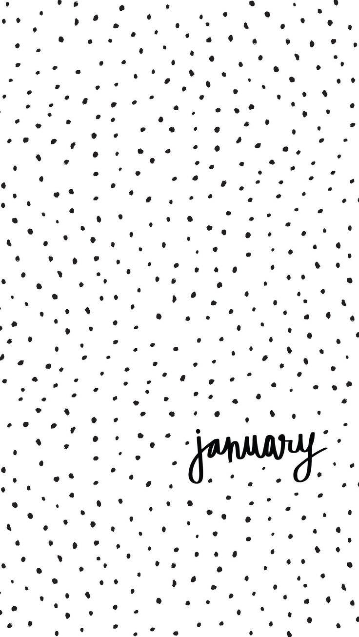 January Dot Art Wallpaper