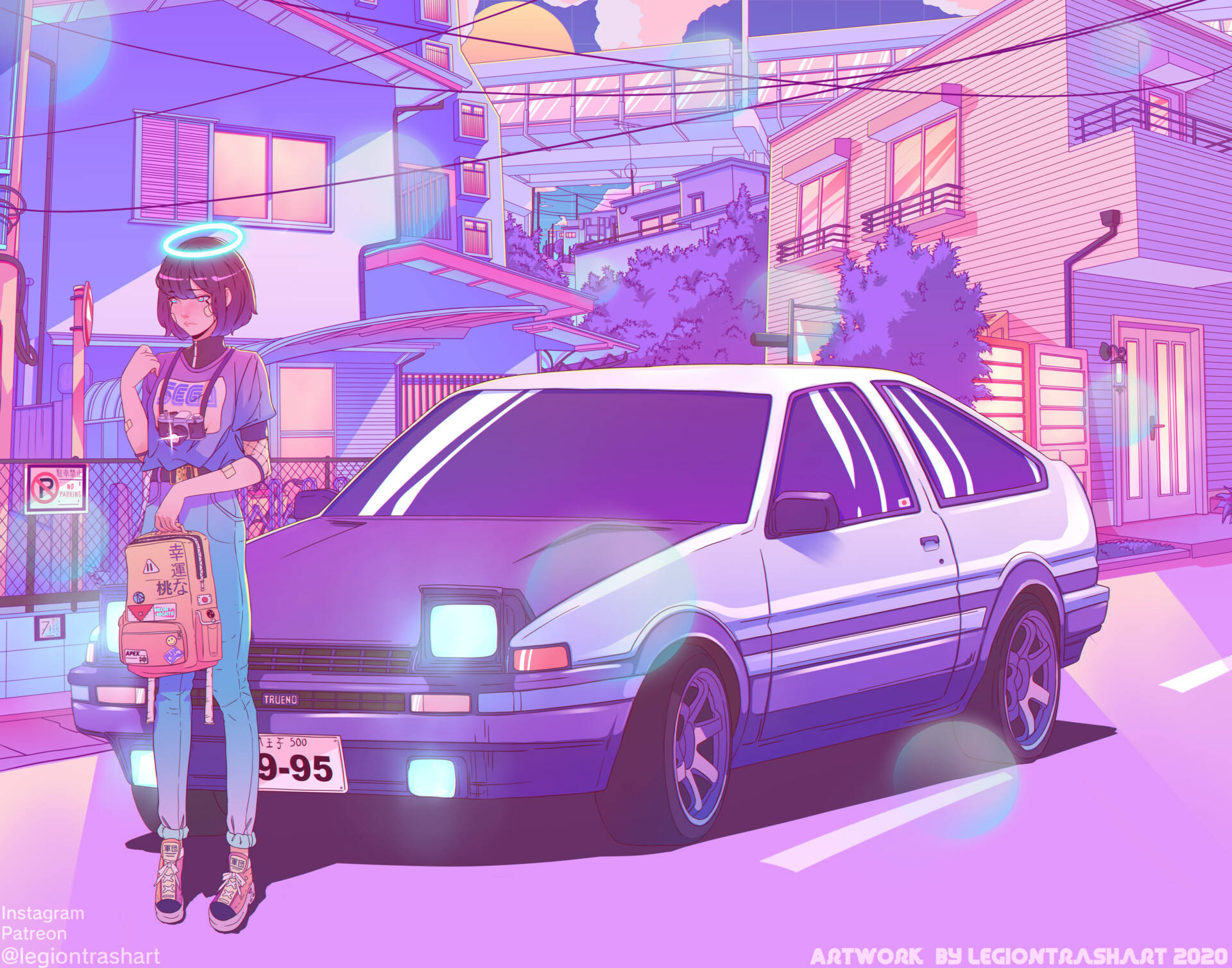 Download free Jdm Aesthetic Anime Artwork Wallpaper - MrWallpaper.com