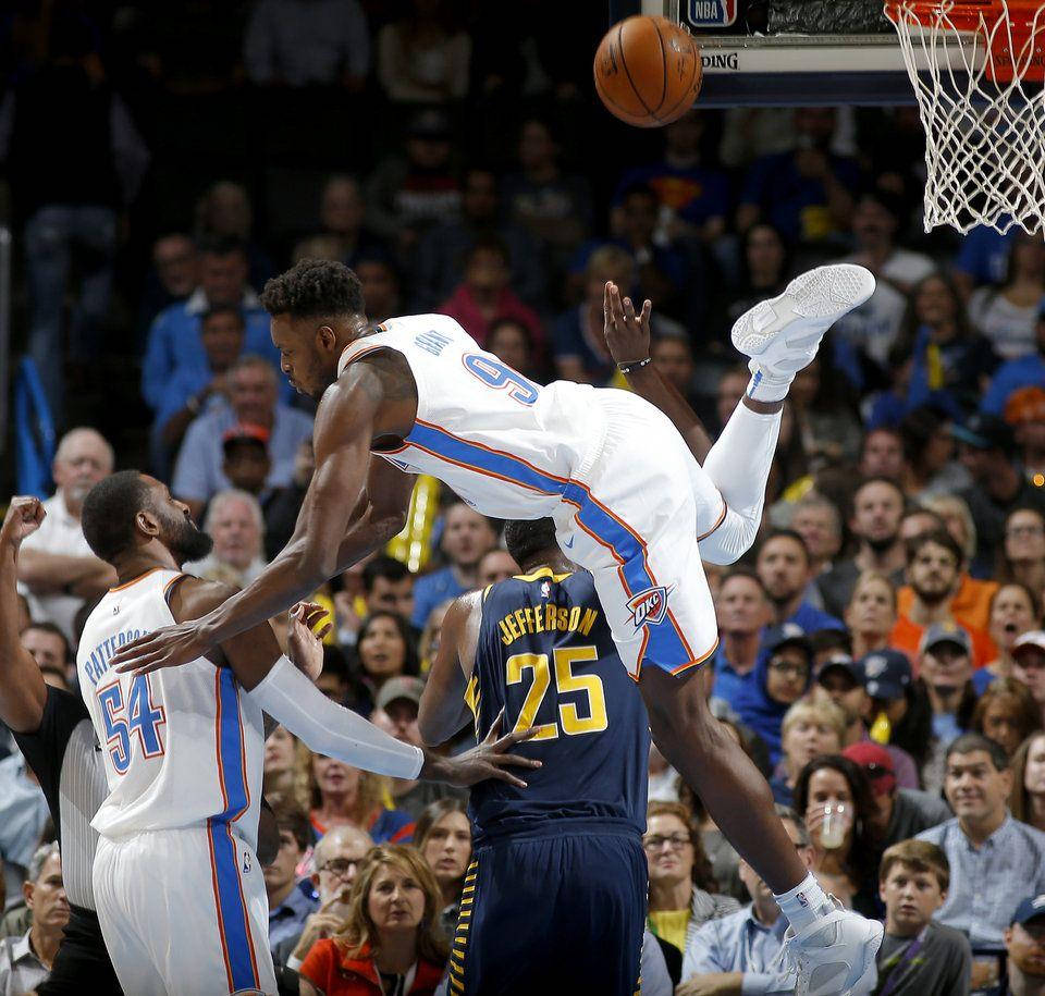 Jerami Grant Falling Over Wallpaper