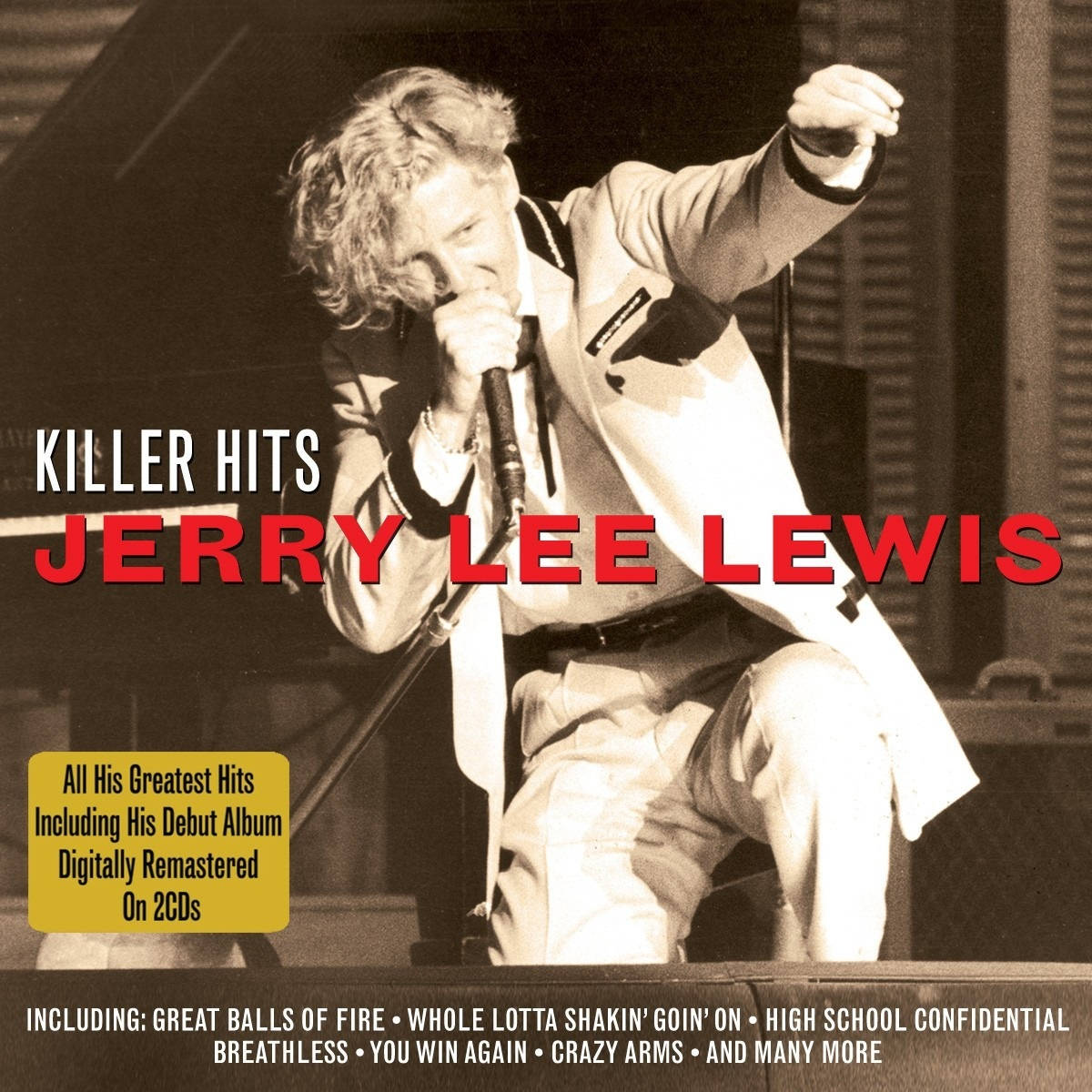 Jerry Lee Lewis Killer Hits Cover Wallpaper