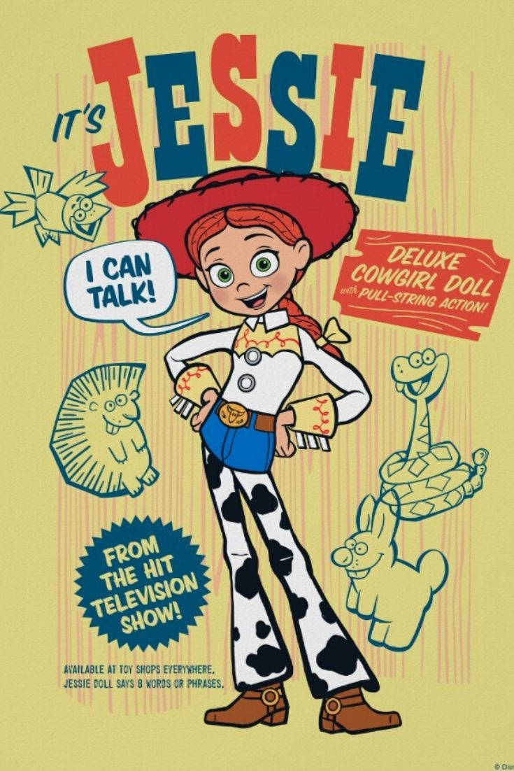 Jessie Toy Story Cartoon Poster Wallpaper