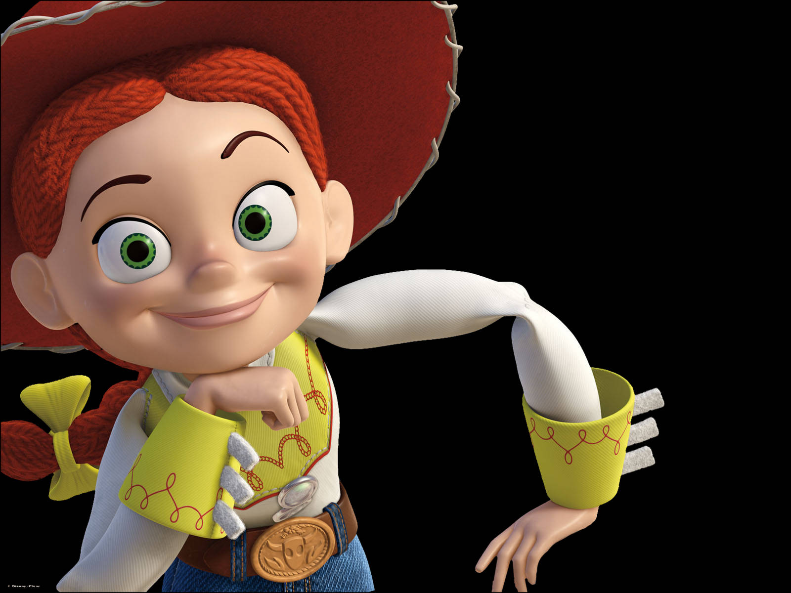 Jessie Toy Story Posing Happily Wallpaper