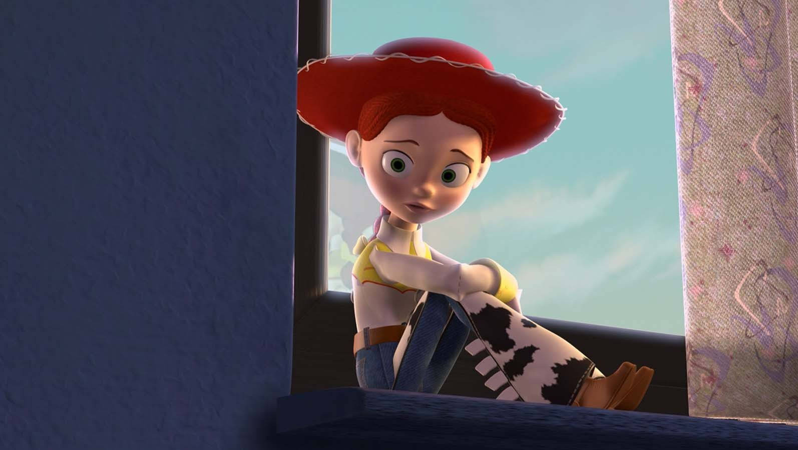 Jessie Toy Story Seated Beside Window Wallpaper