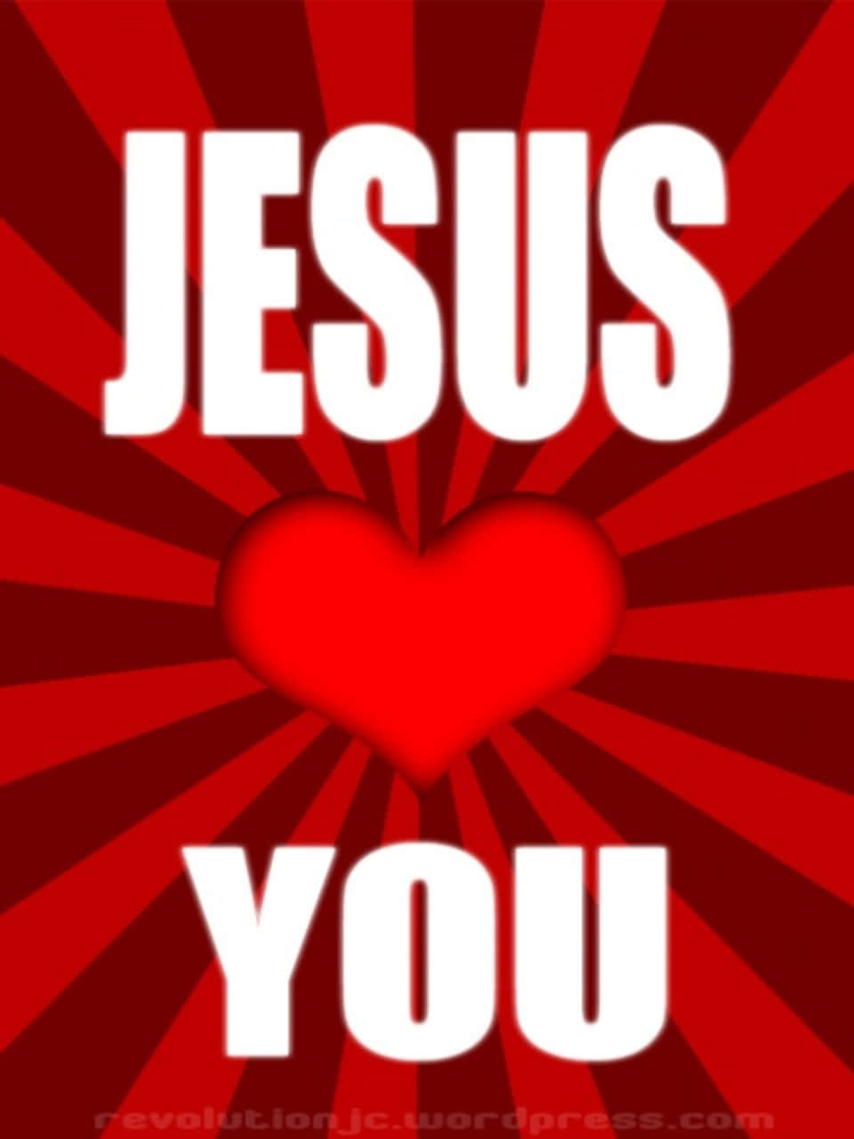 Jesus Loves Us All Wallpaper