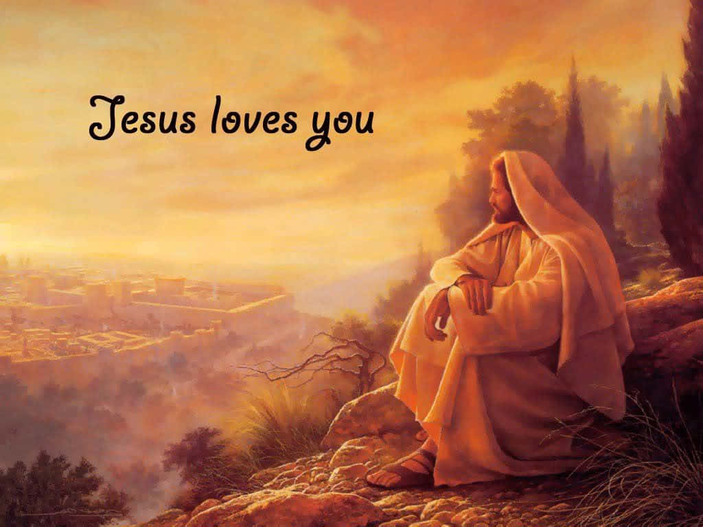 Jesus Loves You Wallpaper