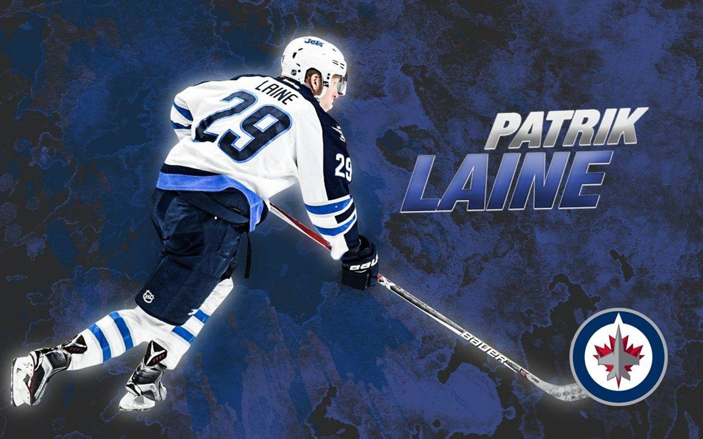 Jets Player Patrik Laine Digital Design Wallpaper