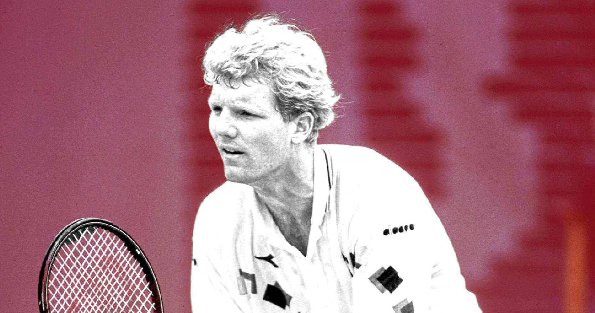 Jim Courier Showcasing His Skills During His Early Days In Tennis Wallpaper