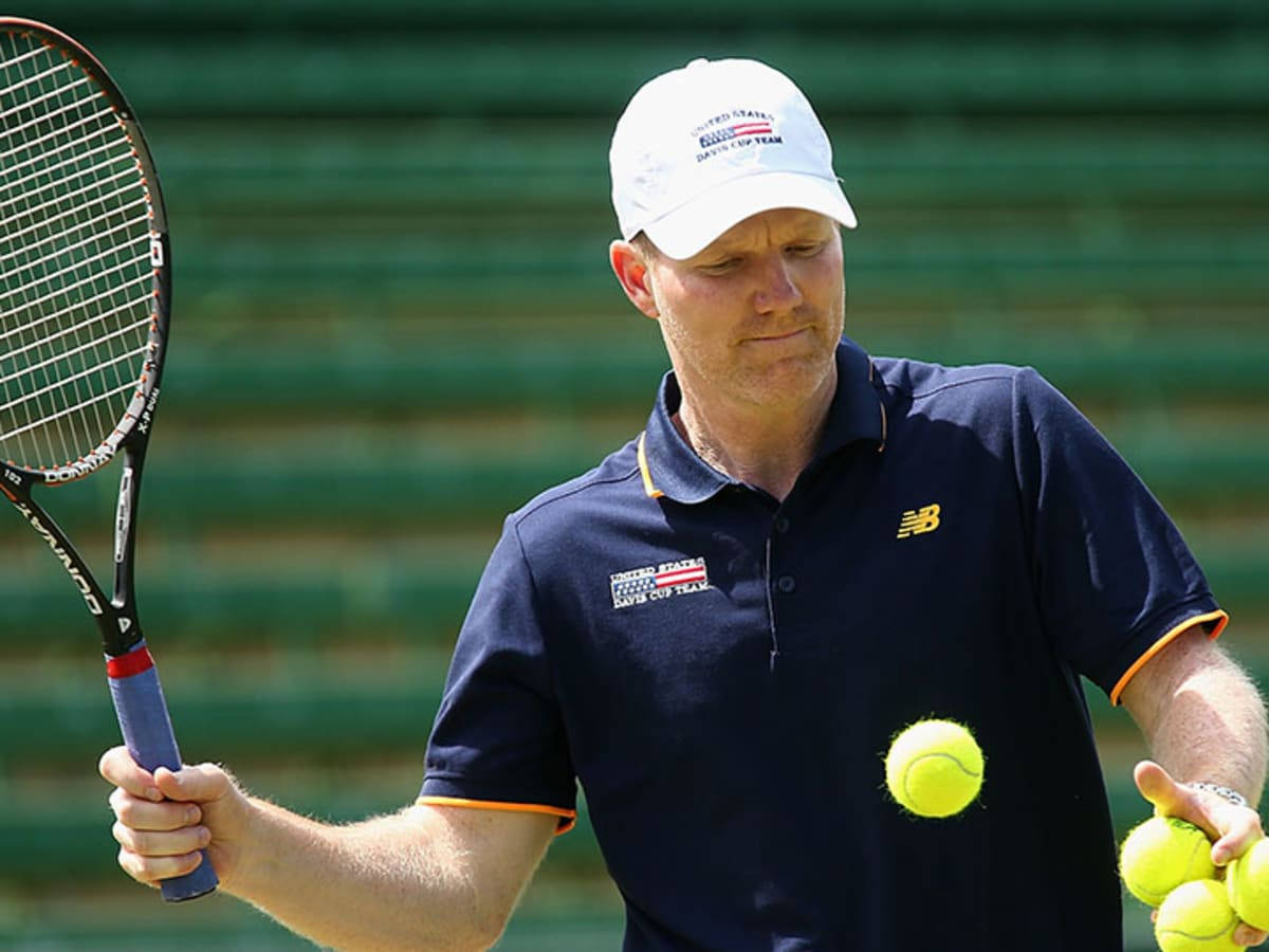 Jim Courier Tennis Practice Wallpaper