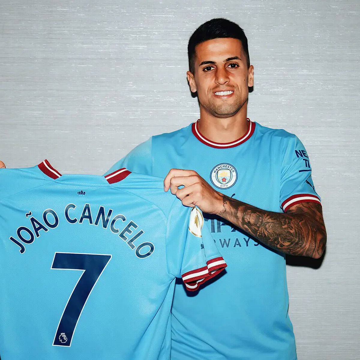 Joao Cancelo With Jersey Shirt Wallpaper