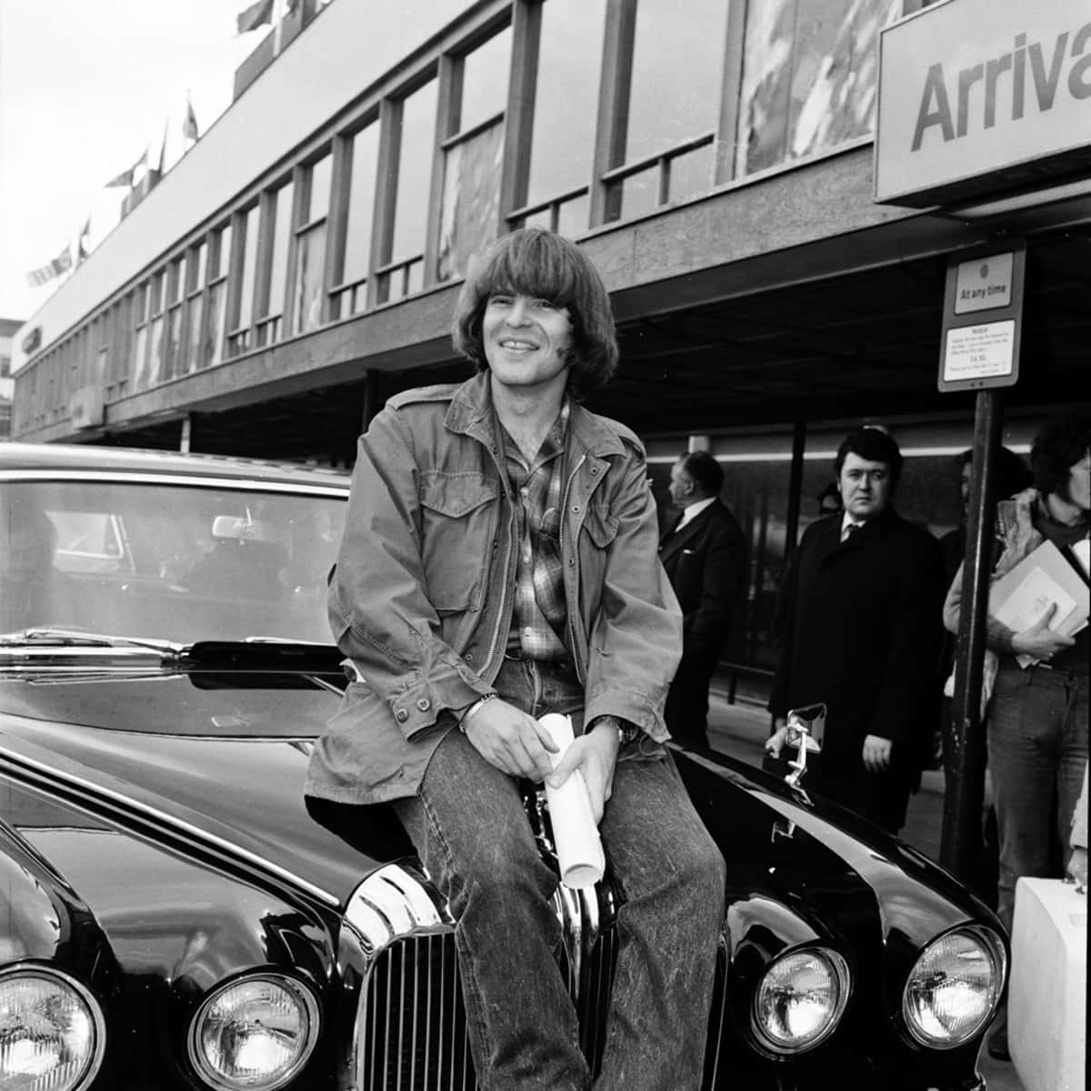 John Fogerty Arrival Blackand White Wallpaper