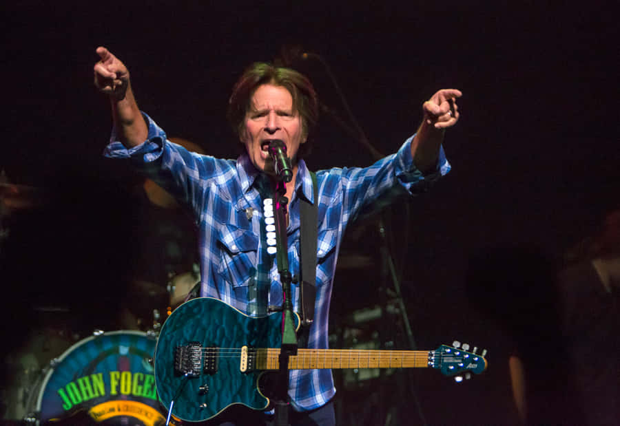 John Fogerty Performing Live Onstage Wallpaper