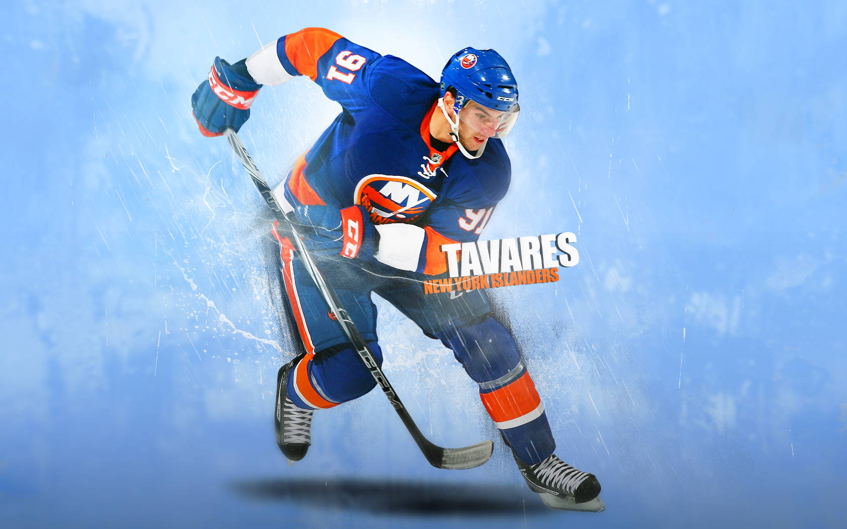 John Tavares Icy Fanart Poster Wallpaper