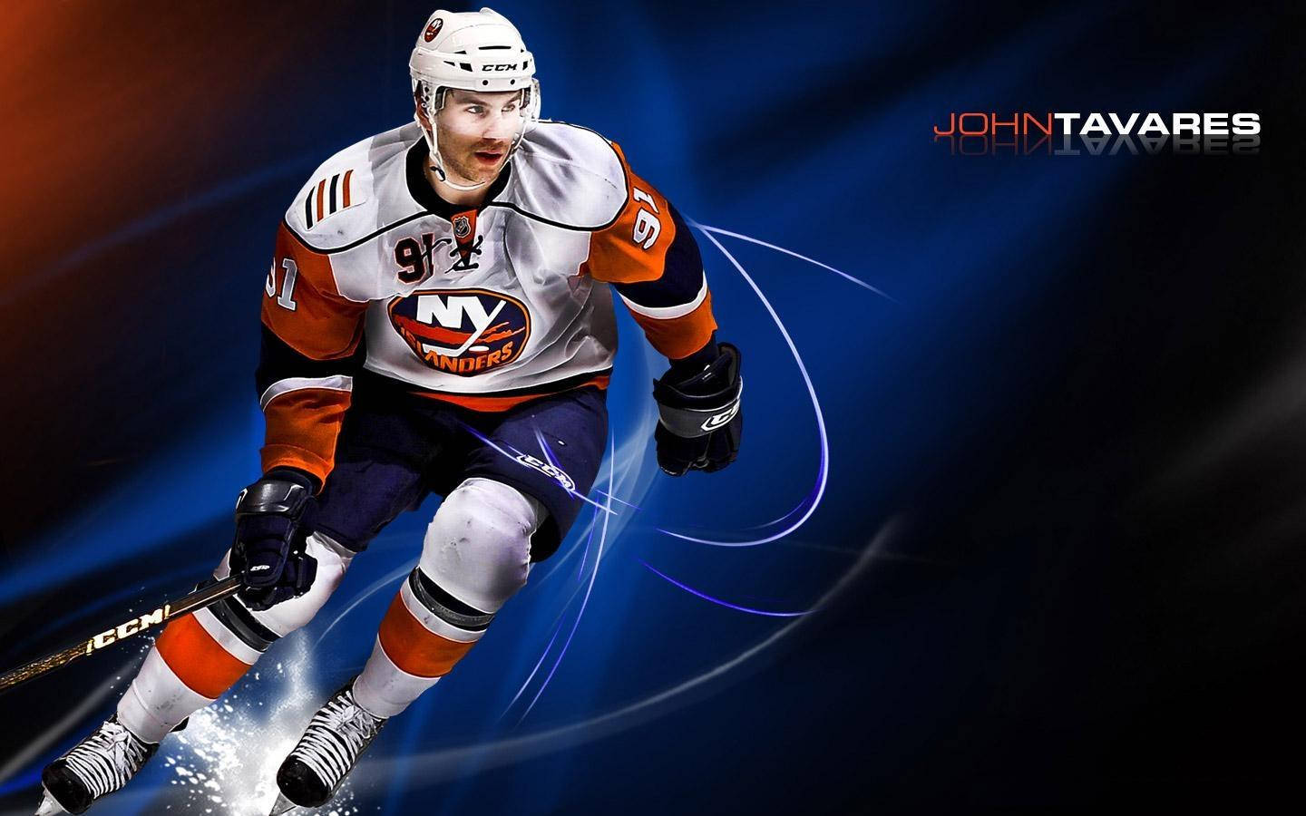 John Tavares Islanders Poster Wallpaper