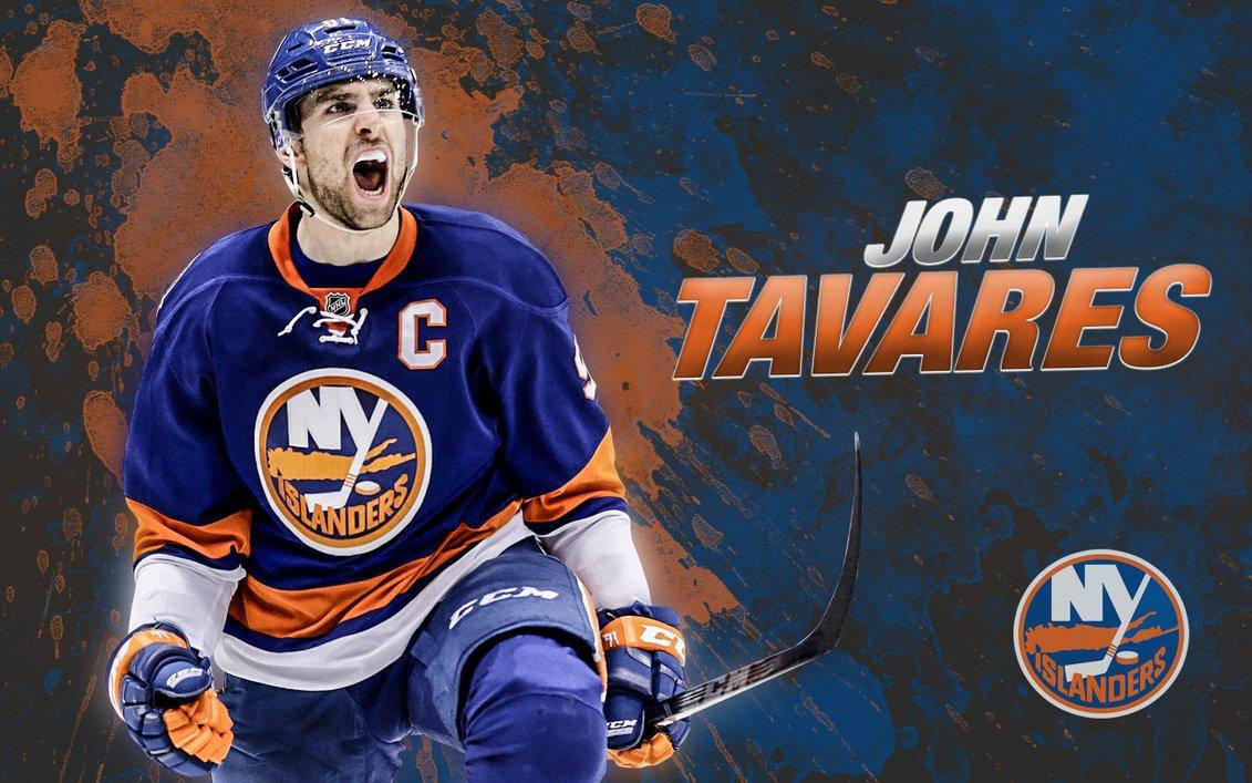 John Tavares New York Nhl Poster Wallpaper