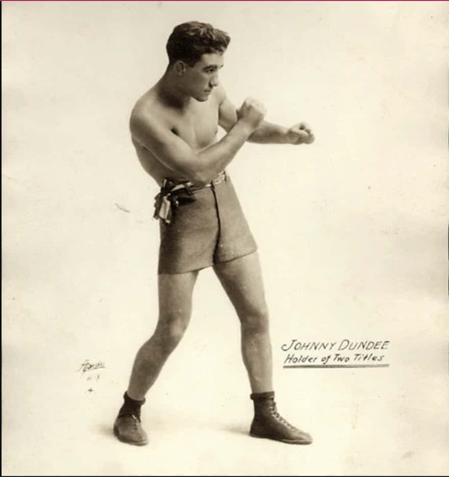 Johnny Dundee's Boxing Poster Wallpaper