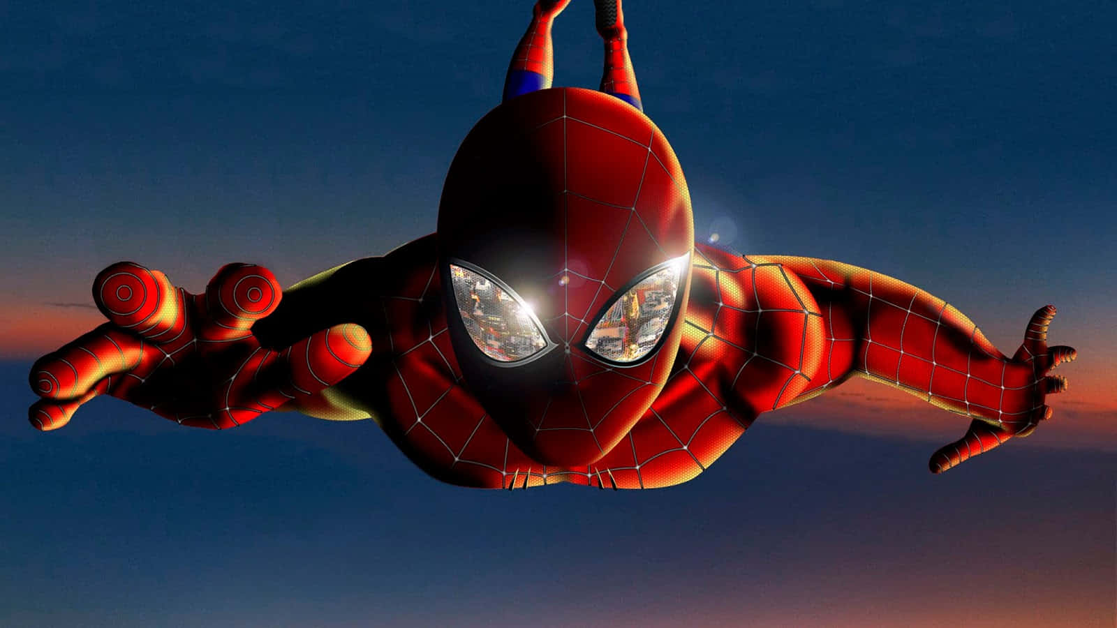 Join The Spectacular Spider-man As He Journeys Home! Wallpaper