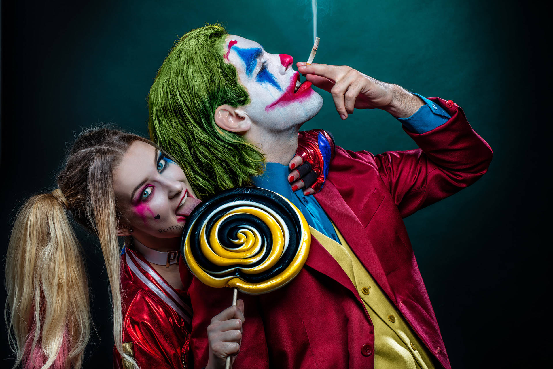 Download free Joker And Harley Quinn Cosplay Wallpaper - MrWallpaper.com