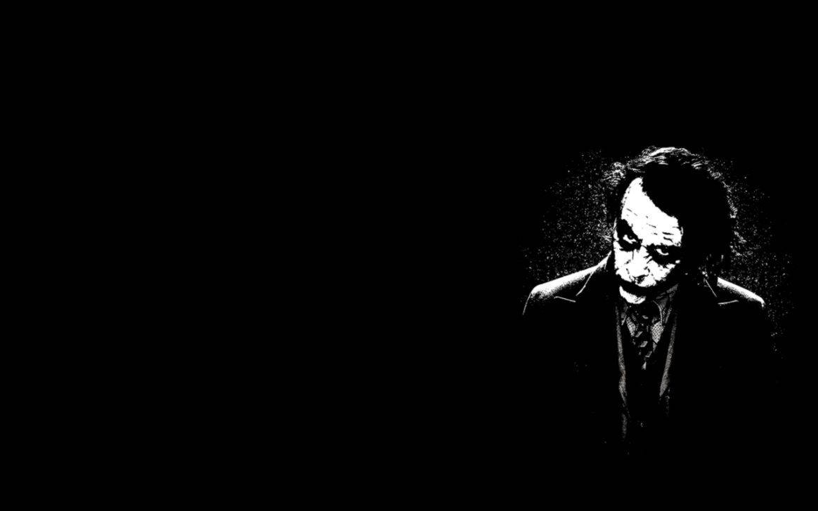 Joker In Cool Dark Background Wallpaper