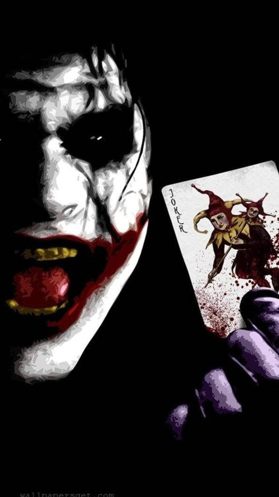 Joker Phone Creepy Face Wallpaper