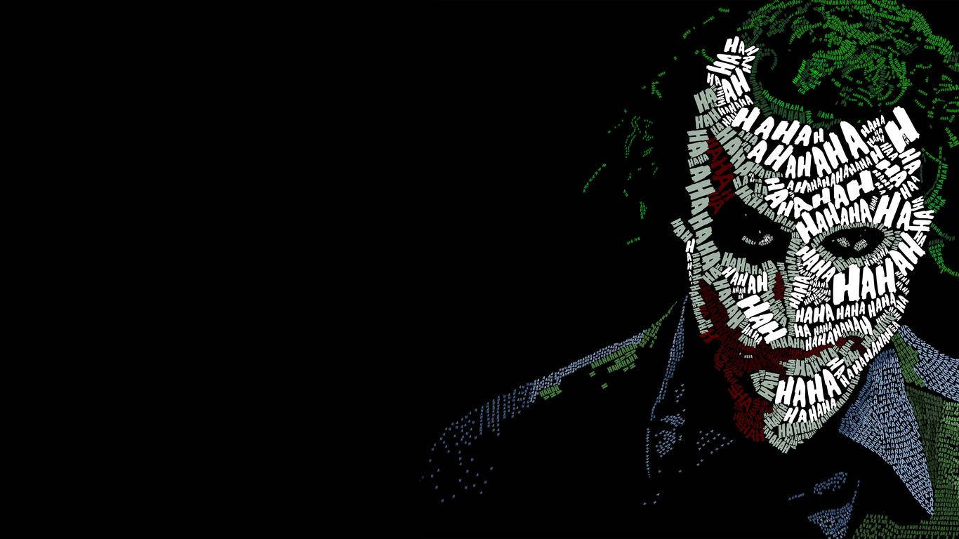 Joker Text Art 4k Ultra Hd Wallpaper