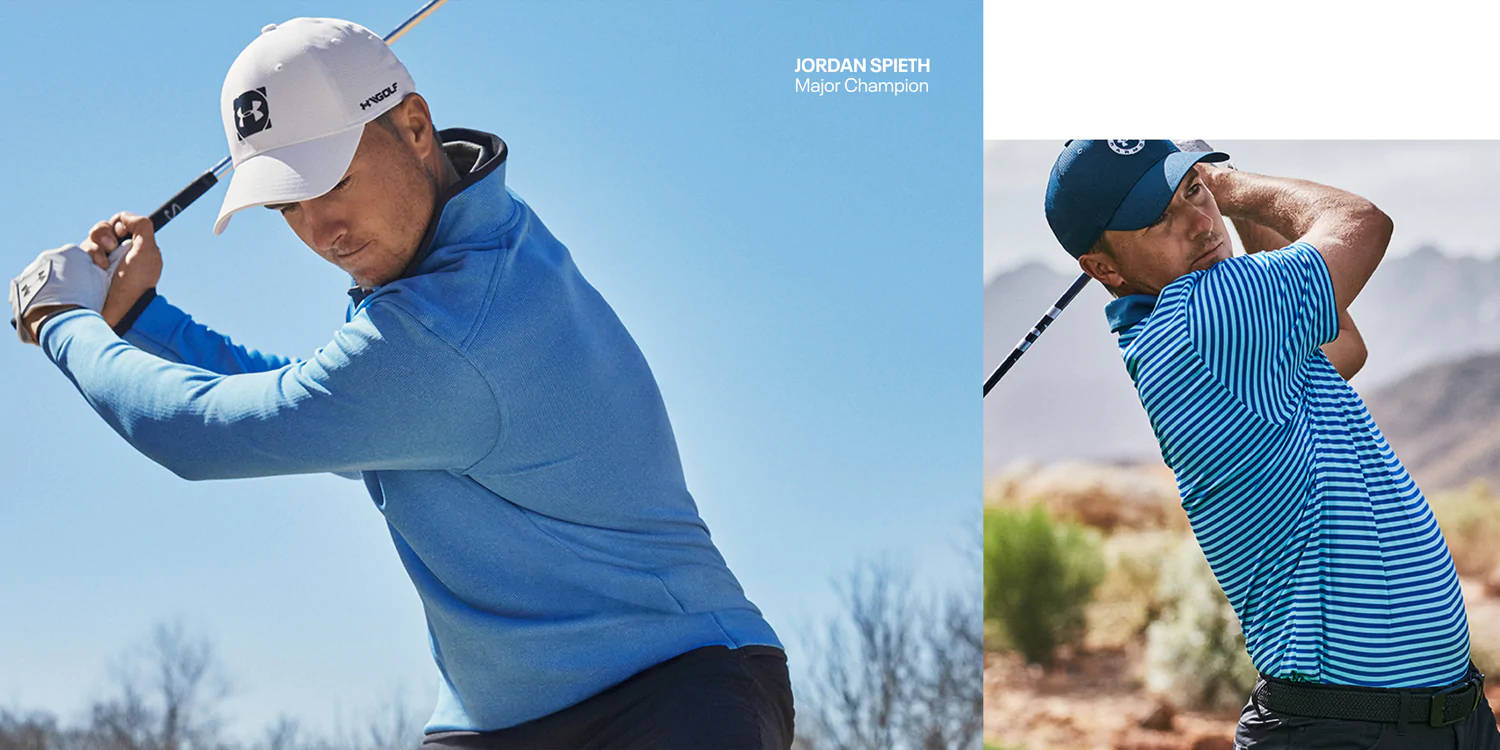 Jordan Spieth Blue Collage Wallpaper