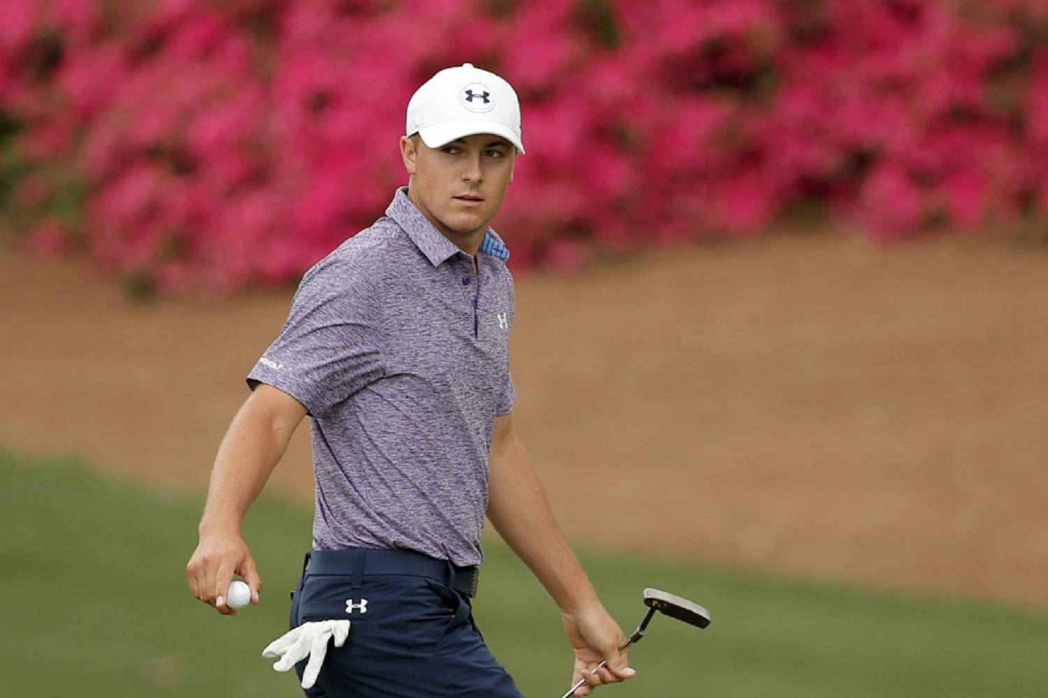 Jordan Spieth Clutching A Golf Ball Wallpaper