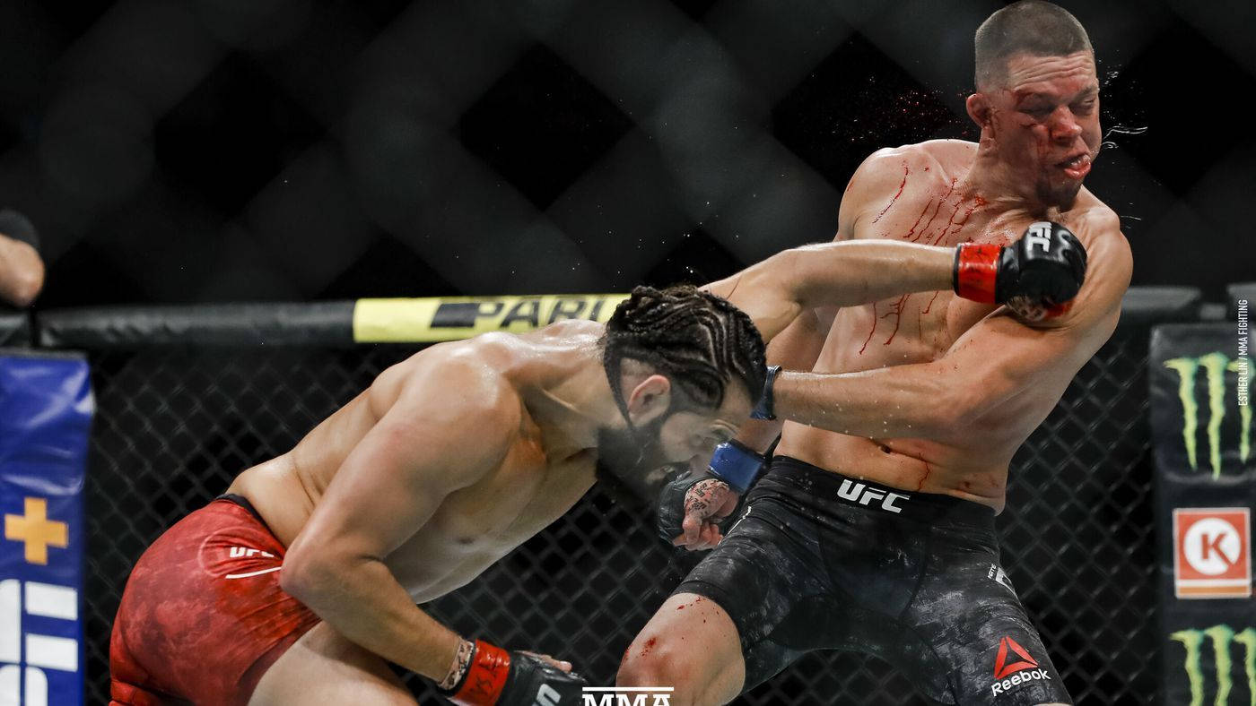 Jorge Masvidal Clocks Opponent Wallpaper