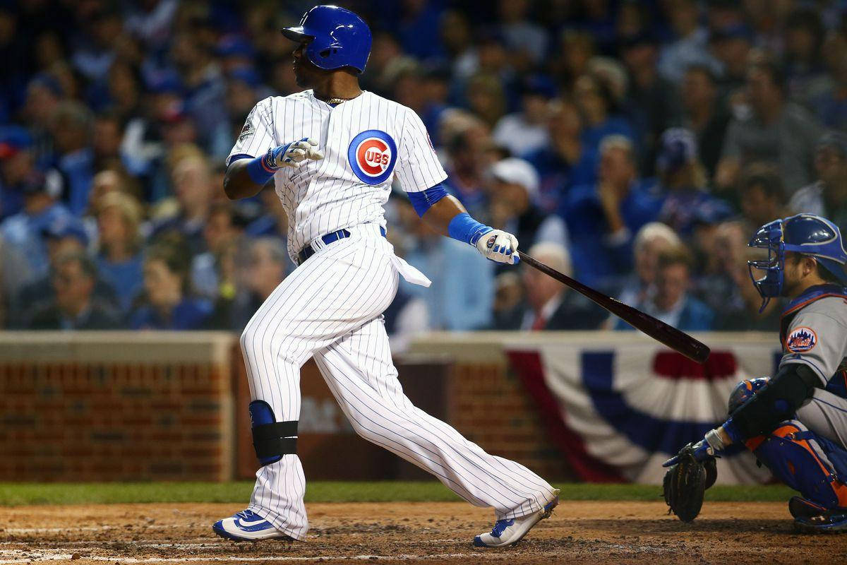 Jorge Soler Lowering Bat After Swinging Wallpaper