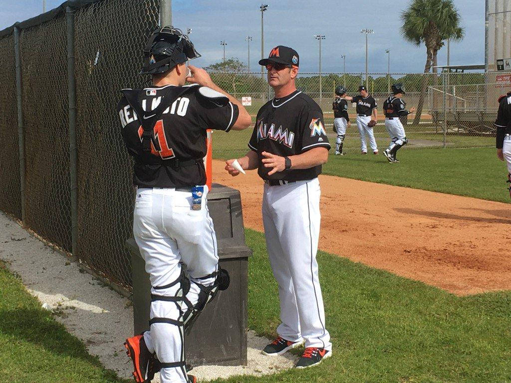 Jt Realmuto And Teammate Talking Wallpaper