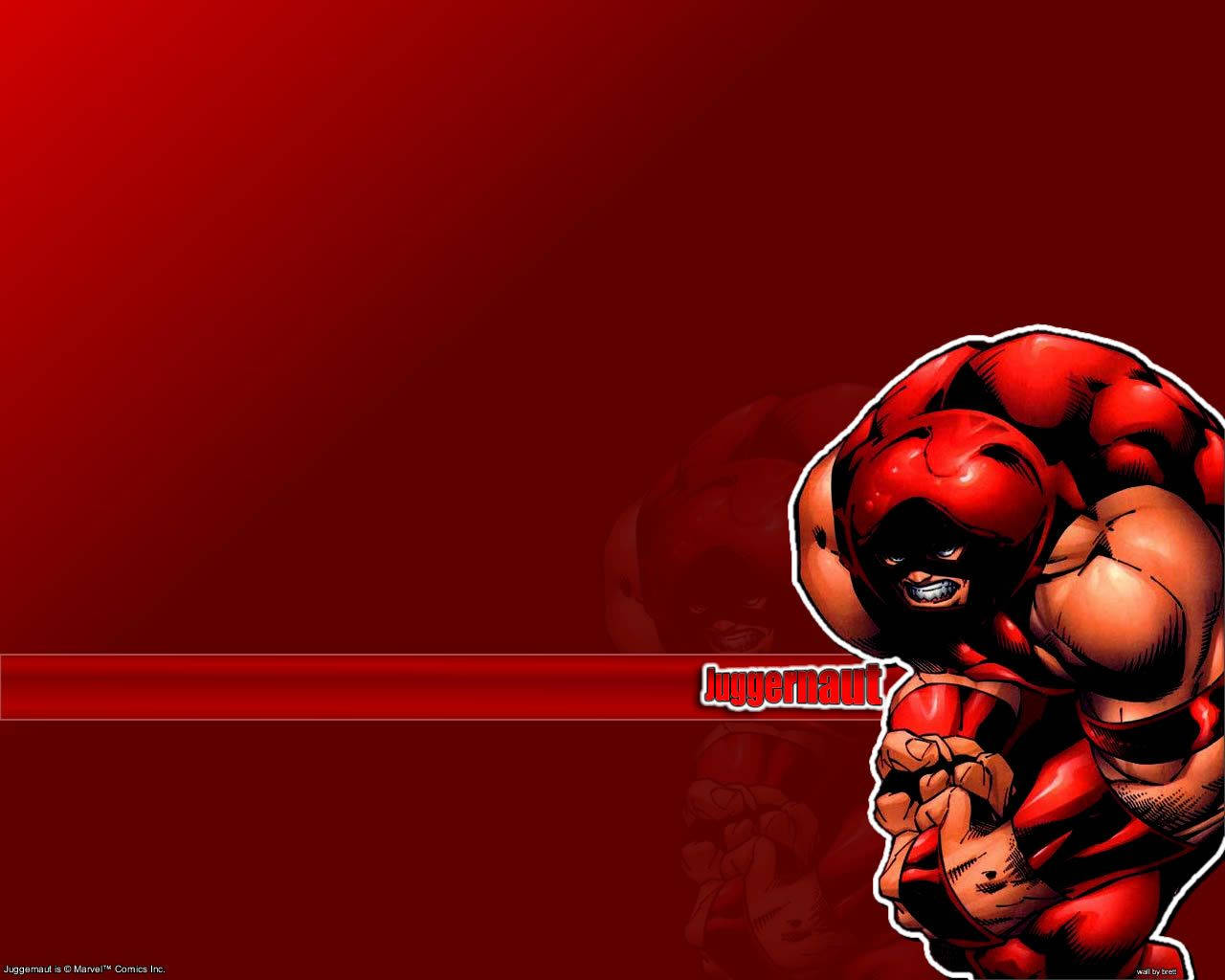 Juggernaut Red Art Wallpaper